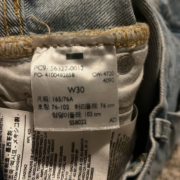 Distressed denim shorts - Picture 5 of 5